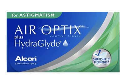 Air Optix Plus Hydraglyde for Astigmatism, 3 vnt.