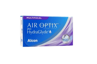 Air Optix plus HydraGlyde Multifocal, 3 vnt.