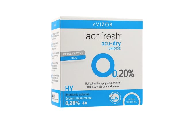 Lacrifresh Ocu-dry Unidose 0,2% (20 x 0,4ml)