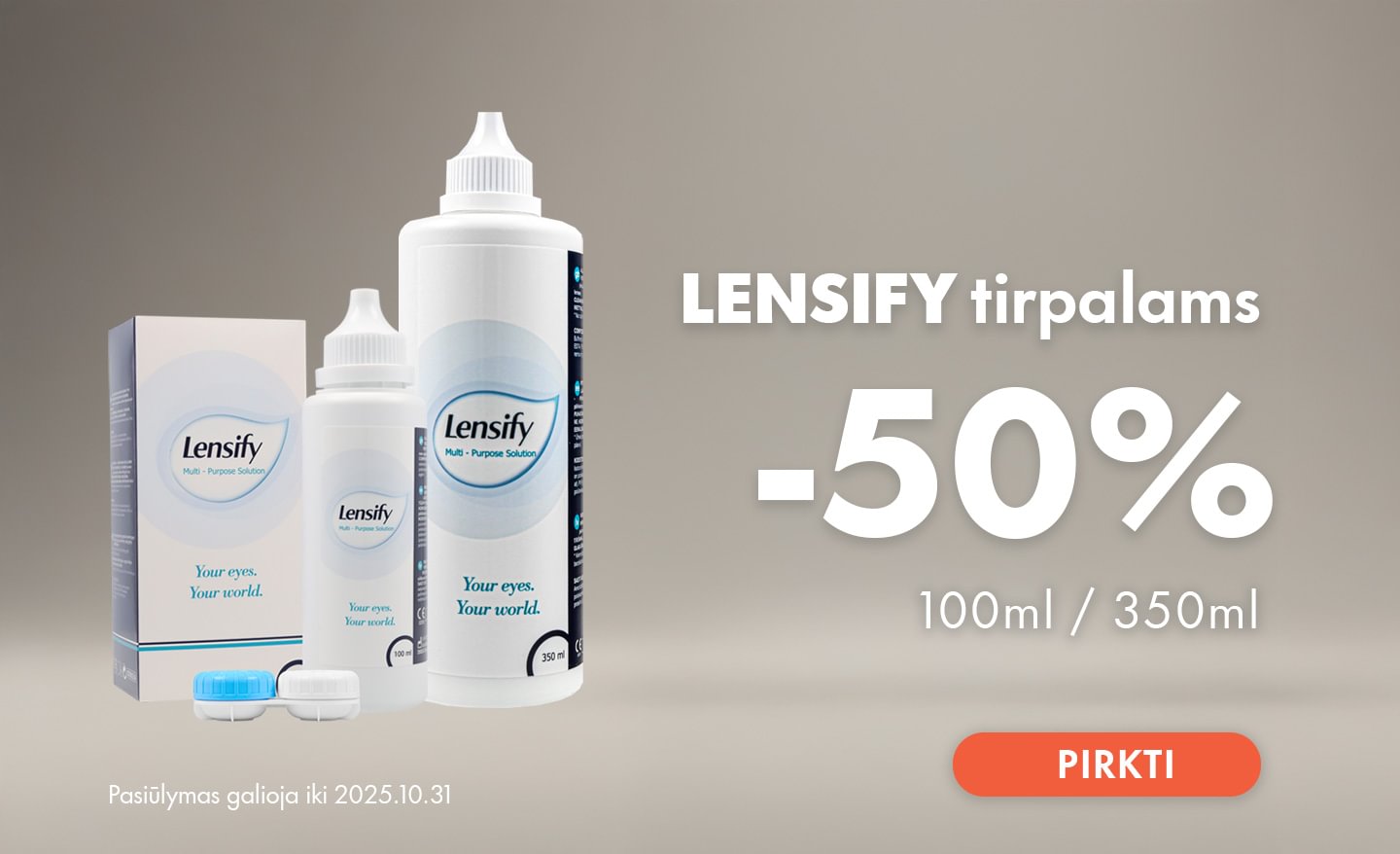 Lensify tirpalams -50%