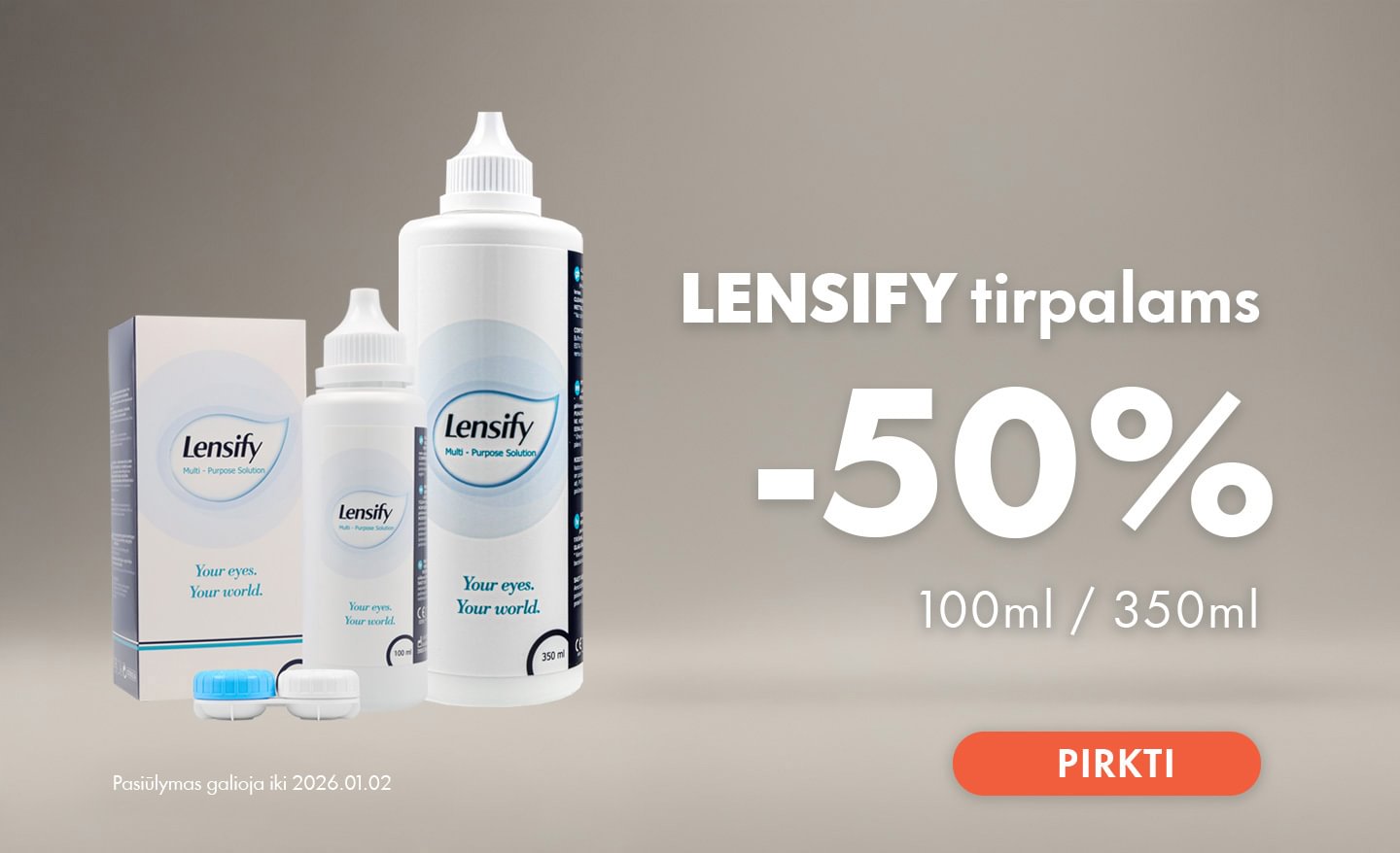Lensify tirpalams -50%